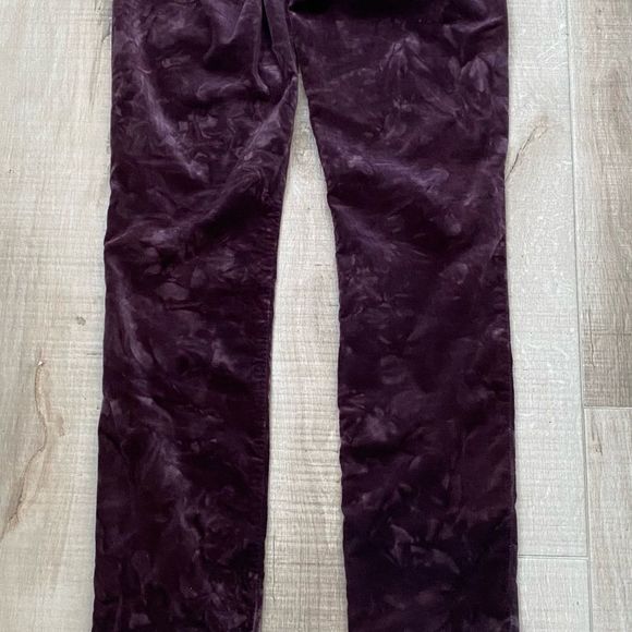 J Brand Sz 26 Super Skinny Floral Mirage Velveteen Jeans - Picture 4 of 6